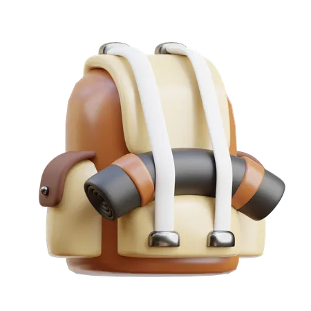 Camping-Rucksack  3D Icon