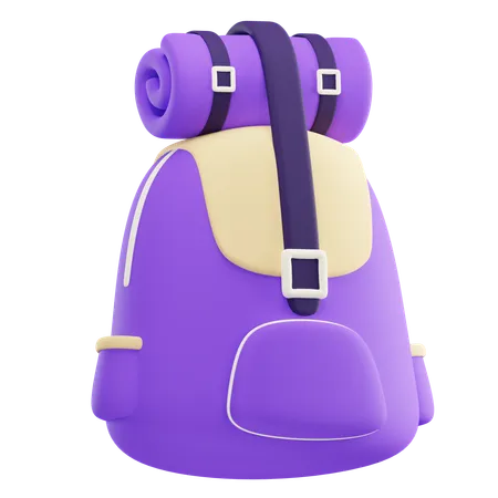 Sac à dos de camping  3D Icon