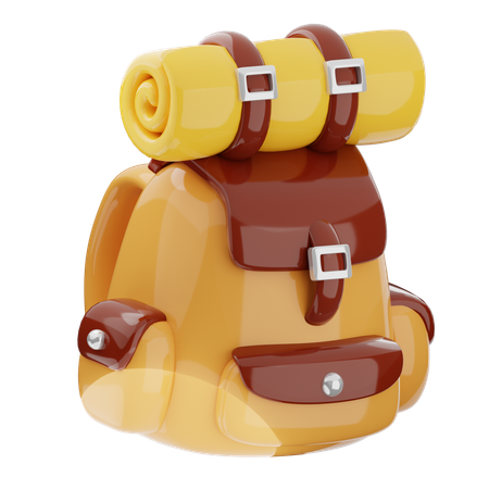 Sac à dos de camping  3D Icon