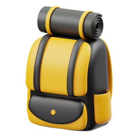 Sac à dos de camping  3D Icon