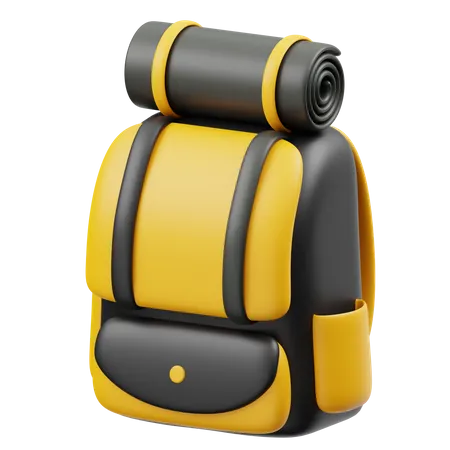 Sac à dos de camping  3D Icon