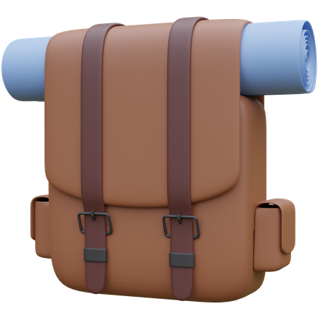 Sac à dos de camping  3D Icon