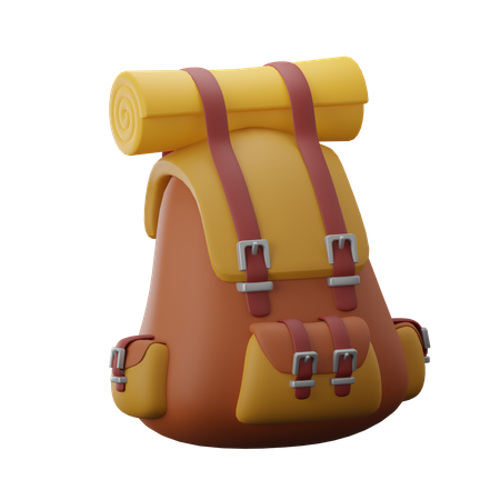 Sac à dos de camping  3D Icon