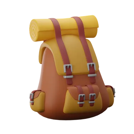 Sac à dos de camping  3D Icon