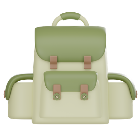 Sac à dos de camping  3D Icon