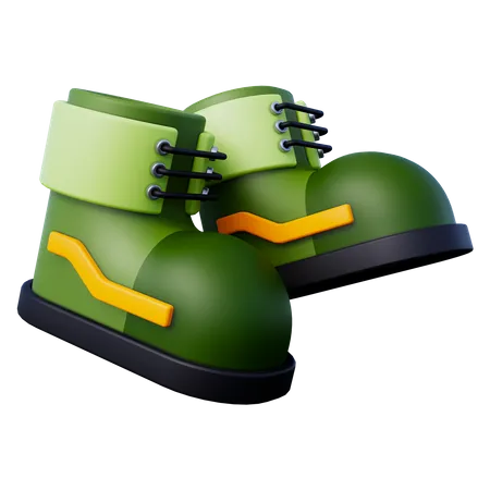 Camping Shoe  3D Icon