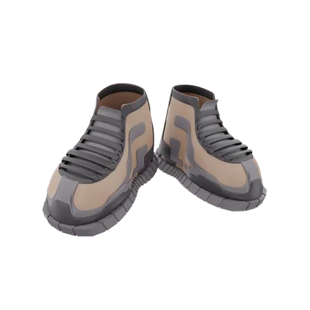 Camping Shoes  3D Icon