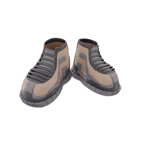 Camping Shoes  3D Icon