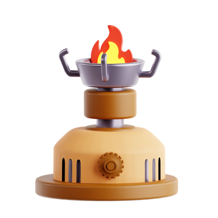 Camping Stove  3D Icon