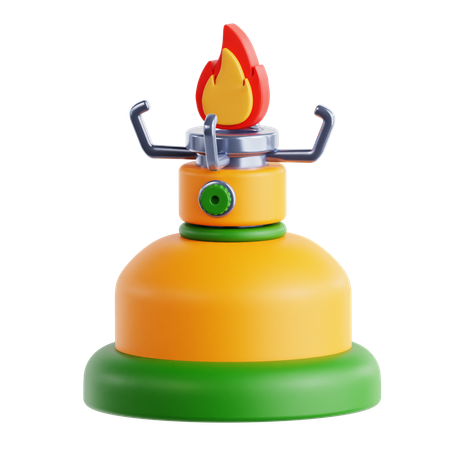 Camping Stove  3D Icon