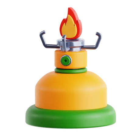 Camping Stove  3D Icon