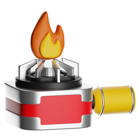 Camping stove  3D Icon