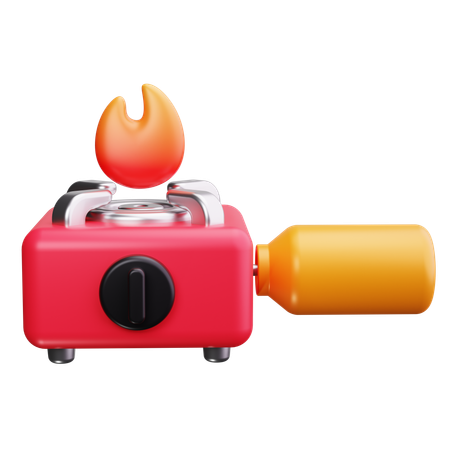 Camping Stove  3D Icon