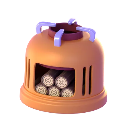 Camping Stove  3D Icon