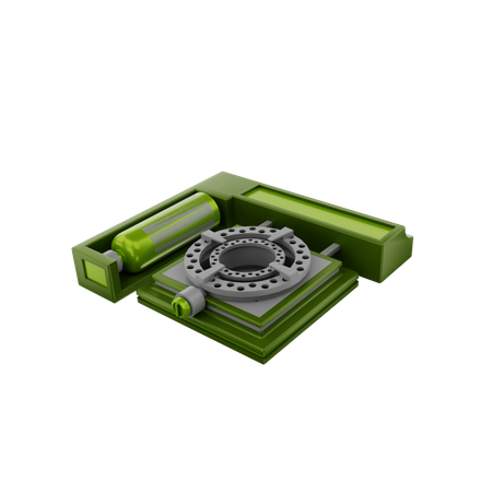 Camping Stove  3D Icon