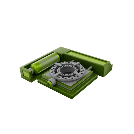 Camping Stove  3D Icon