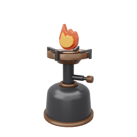 Camping Stove  3D Icon