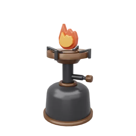 Camping Stove  3D Icon