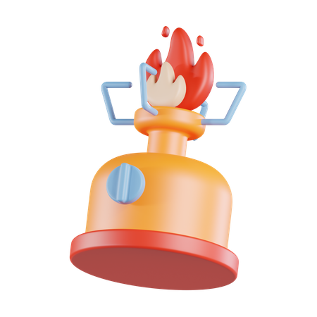 Camping Stove  3D Icon