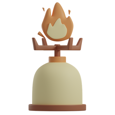 Camping Stove  3D Illustration