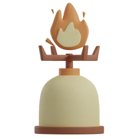 Camping Stove 3D Illustration