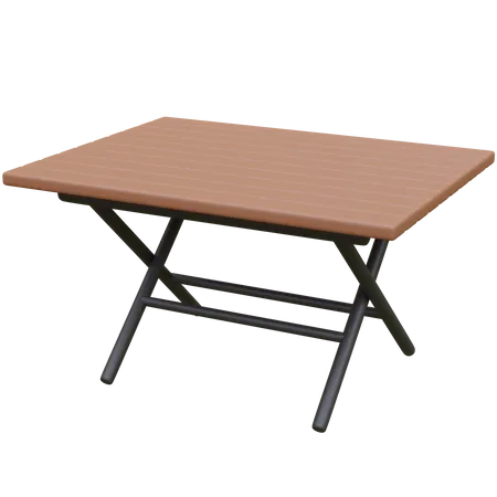 Camping Table  3D Icon