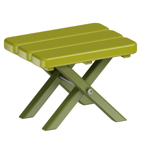 Camping Table  3D Icon