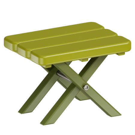 Camping Table  3D Icon