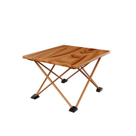 Camping Table  3D Icon