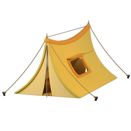 Camping Tent Illustration In 3 D Design 3D Icon