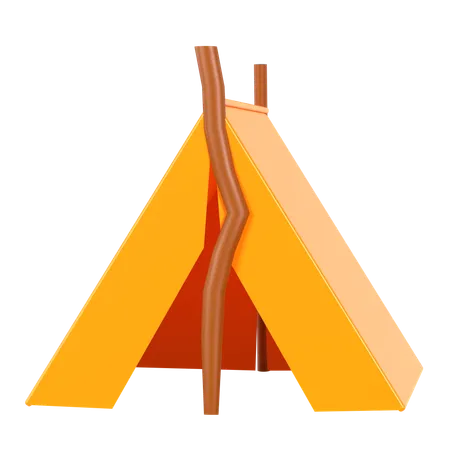 Camping Tent 3 D Illustration 3D Icon