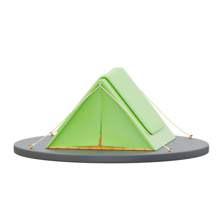 キャンプのテント  3D Icon