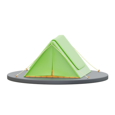 キャンプのテント  3D Icon