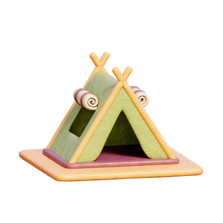 Camping Tent  3D Icon