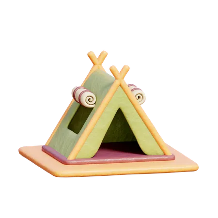 Camping Tent  3D Icon