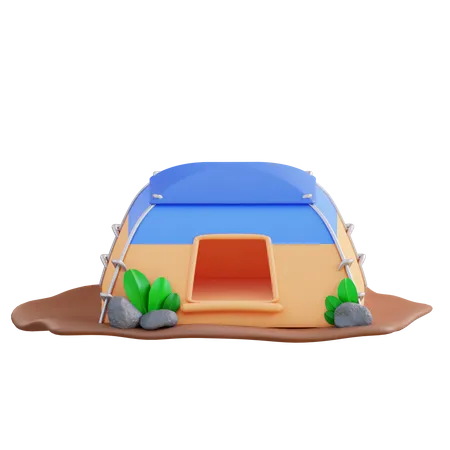 Camping Tent  3D Icon