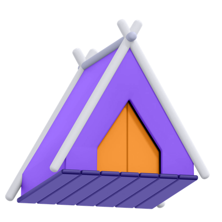 Camping Tent  3D Icon