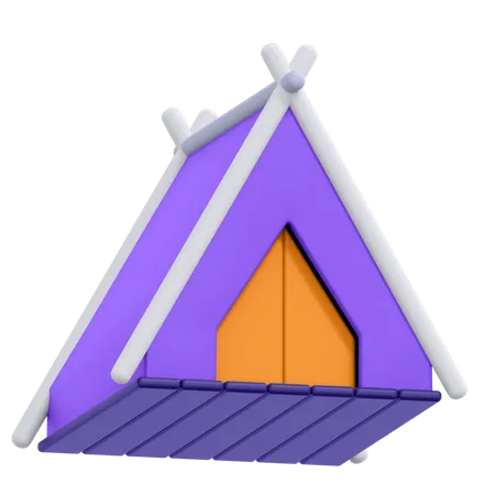 Camping Tent  3D Icon