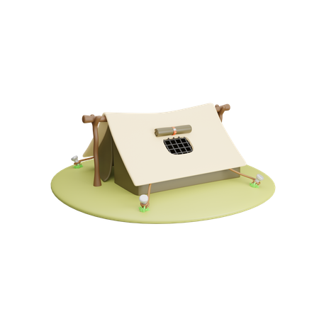 Camping Tent  3D Icon