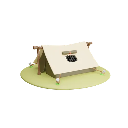 Camping Tent  3D Icon