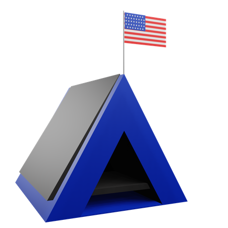 Camping Tent  3D Icon