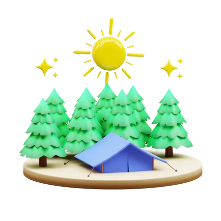 Camping Tent  3D Icon