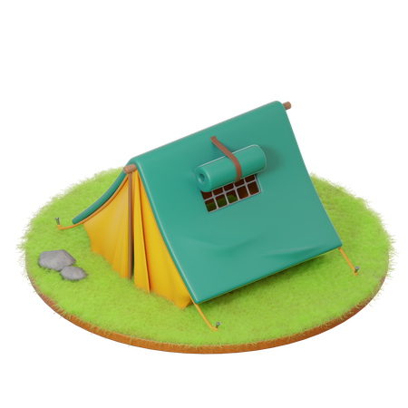Camping Tent  3D Icon