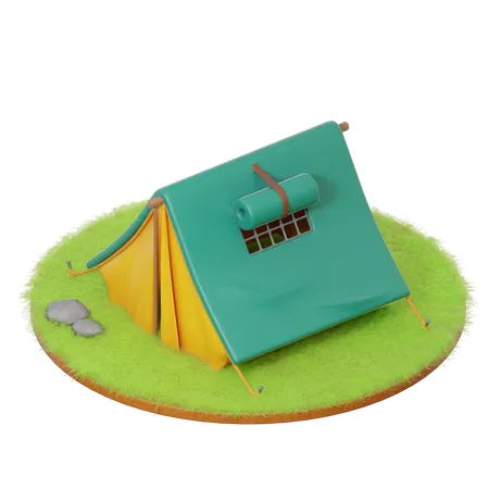 Camping Tent  3D Icon