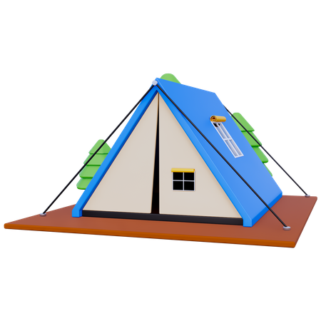 Camping Tent  3D Icon