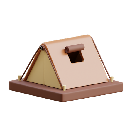 Camping tent  3D Icon