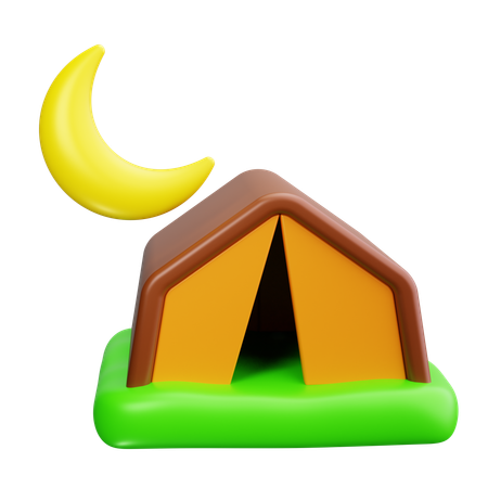 Camping Tent  3D Icon