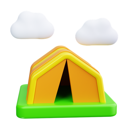 Camping Tent  3D Icon