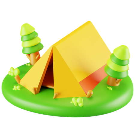 Camping Tent  3D Icon