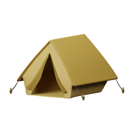 Camping Tent  3D Illustration